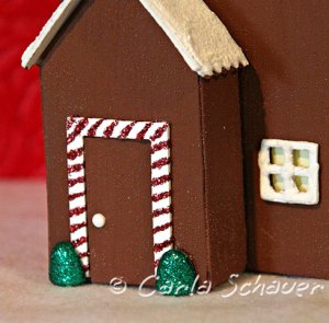 sizzix gingerbread house craft door